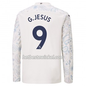 Manchester City G.Jesus 9 Voetbalshirts Third 2020/21 - LS